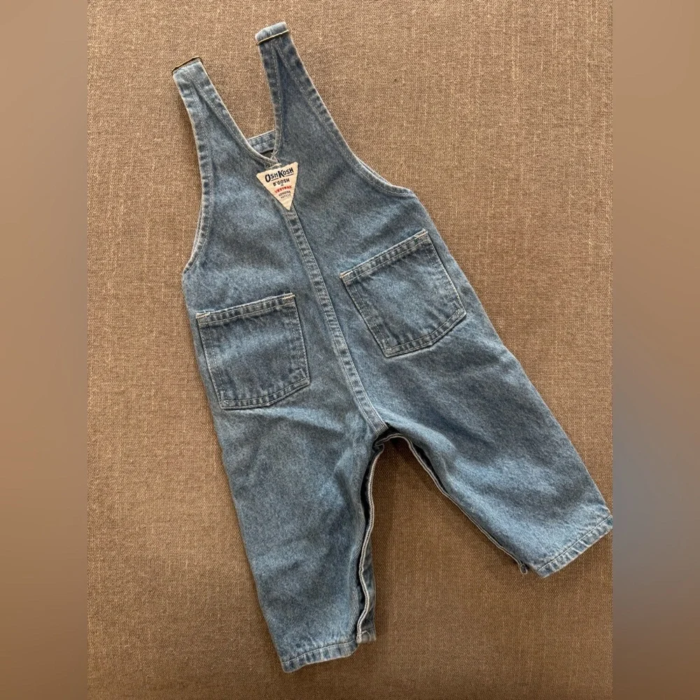 Vintage OshKosh B'gosh Blue Denim Overalls Classic‎ Style